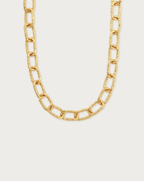 Chunky Textured Chain Necklace