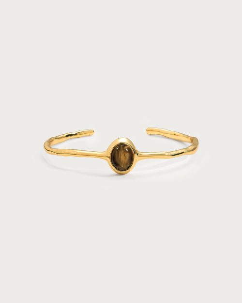 Tiger's Eye Aurora Bangle