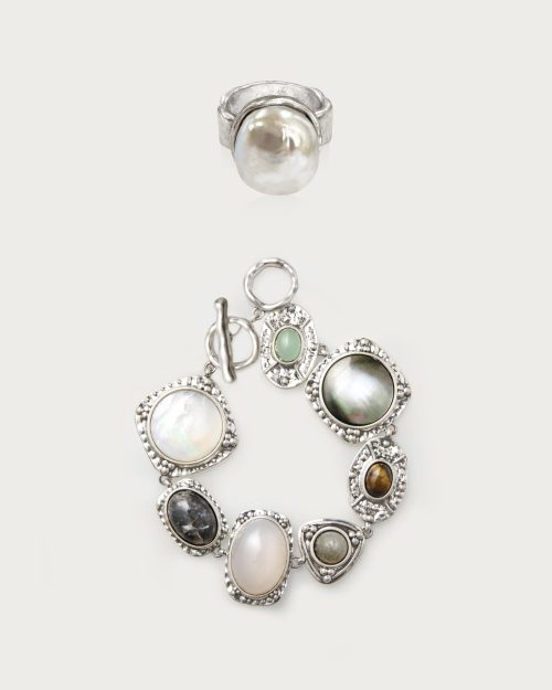 Athena Bracelet and Iris Ring Set