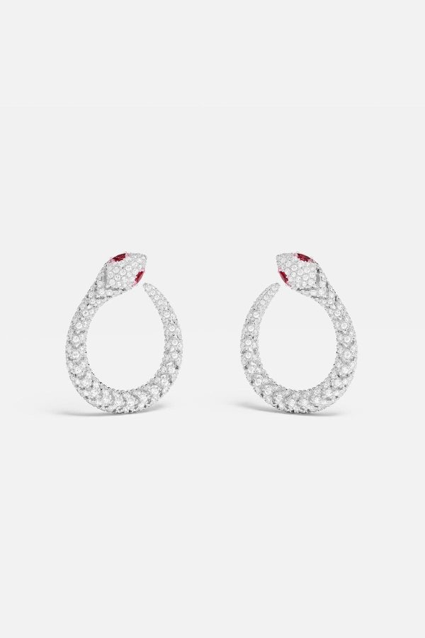 Pavé Kaa Earrings