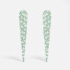 Statement Pastel Green Drop Earrings