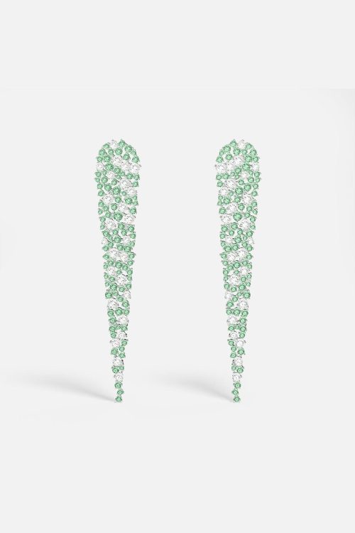 Statement Pastel Green Drop Earrings