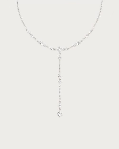Adriana Necklace in Silver