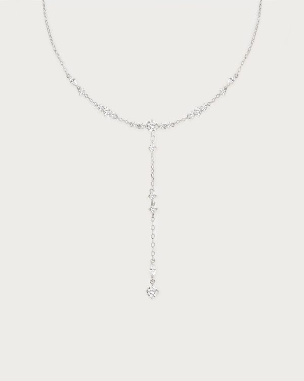 Adriana Necklace in Silver