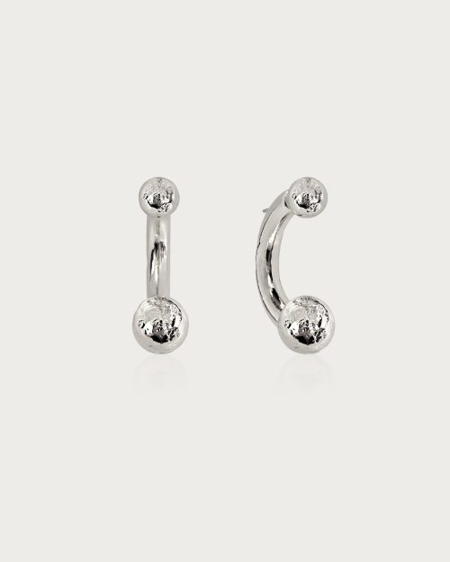 Clio Earrings in Silver