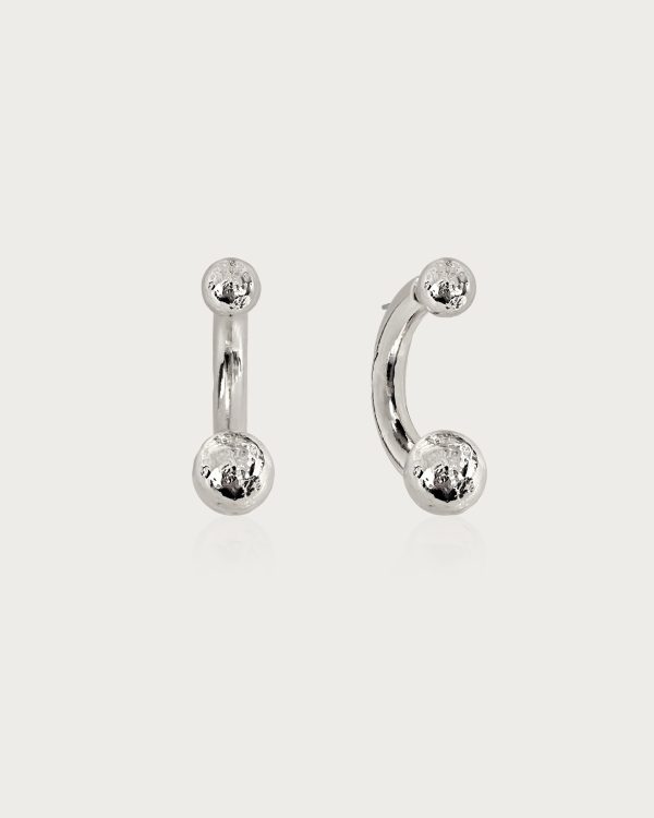 Clio Earrings in Silver