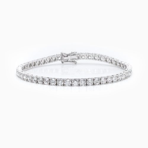 18K White Gold Diamond Earrings