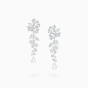 18K White Gold Diamond Earrings