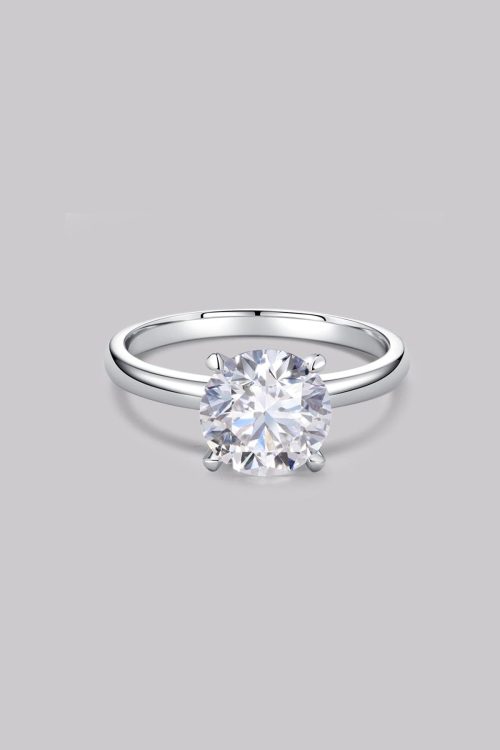 Solitaire Round Diamond Ring (2ct)