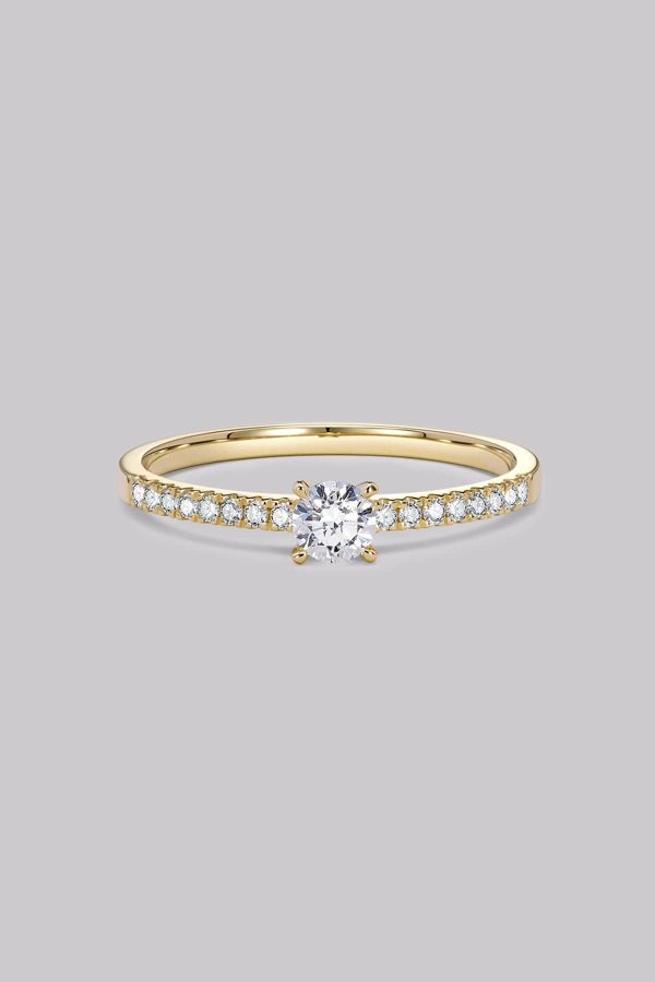 Pavé Round Diamond Ring (0.39ct)