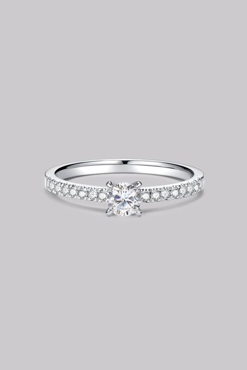 Pavé Round Diamond Ring (0.39ct)