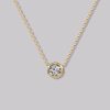Round Diamond Necklace (0.24ct)