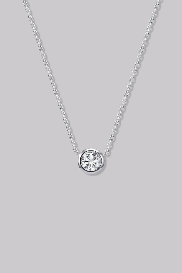 Round Diamond Necklace (0.24ct)