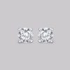 Round Diamond Stud Earrings (0.50ct)