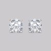 Round Diamond Stud Earrings (1ct)