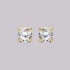 Round Diamond Stud Earrings (0.20ct)