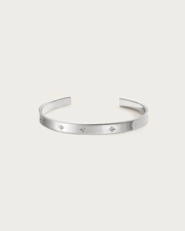 Sunset Boulevard Bangle in Silver
