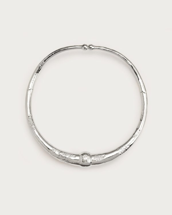 The Muse Choker in Silver