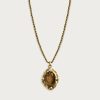 Gold Tiger's Eye Savannah Long Necklace