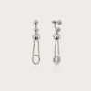 Trea Earrings in Silver