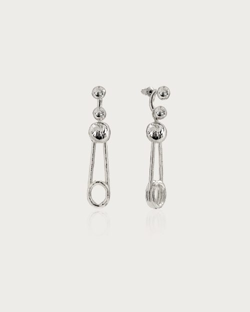 Trea Earrings in Silver