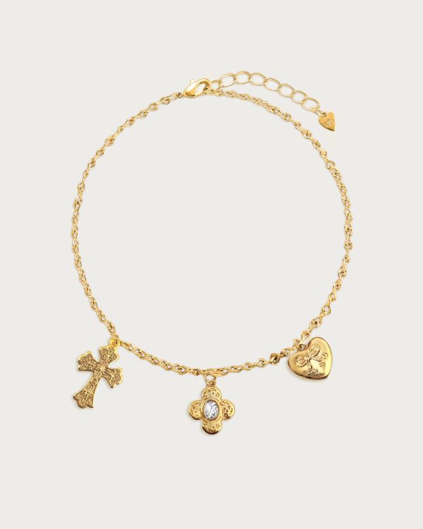 The Sentimental Anklet in Gold