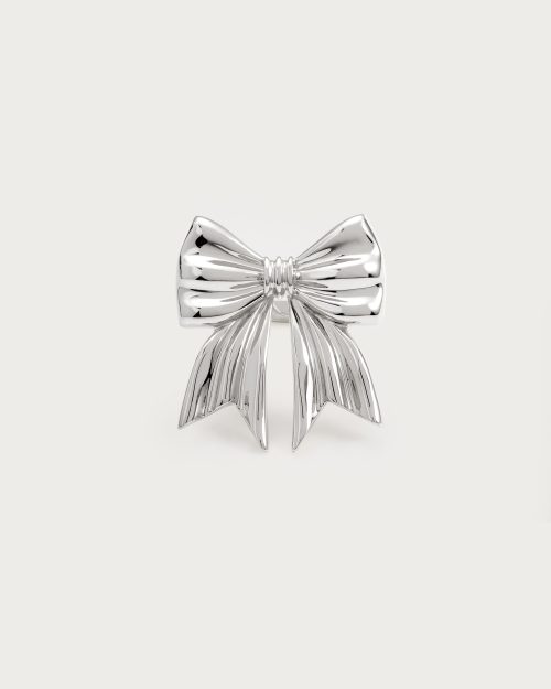 Bow Ring in Silver