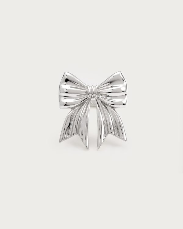 Bow Ring in Silver